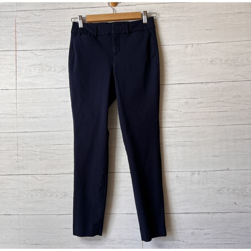 Old Navy Pants Womens Size 2 Navy High Rise Pixie Secret Smooth Pockets Office